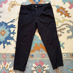 Lululemon ABC Pant Men’s 38 Black Classic Five Pocket Performance‎ Wrapstreme